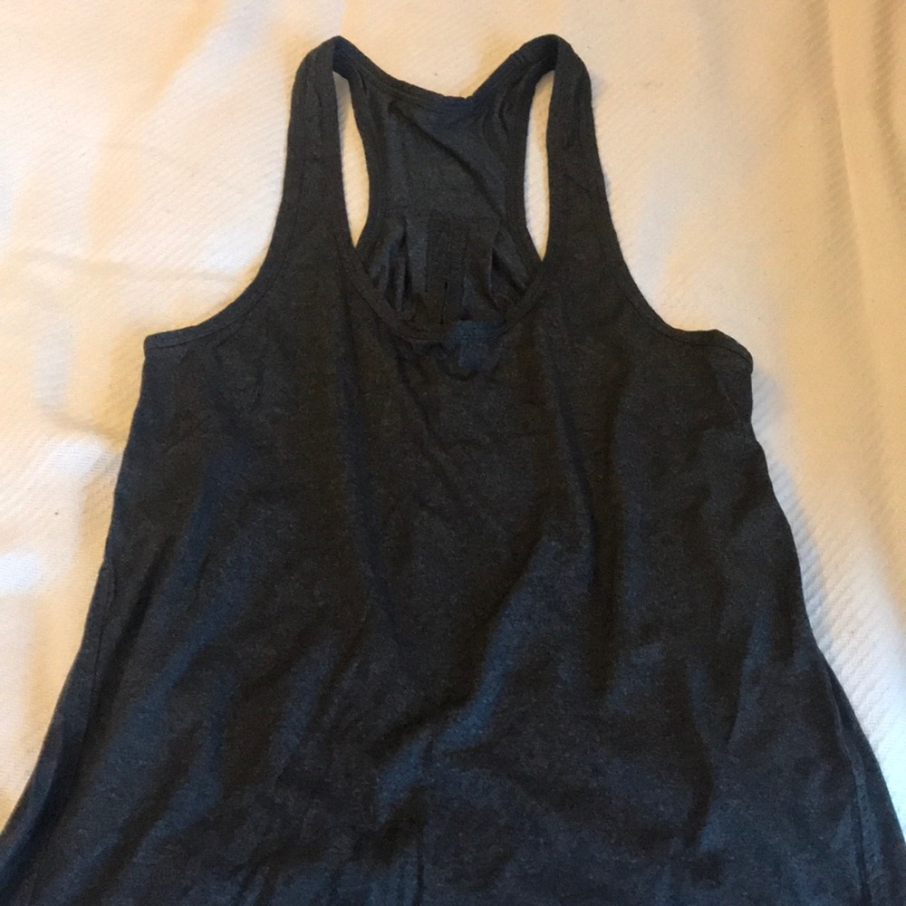 Dark grey lululemon tank